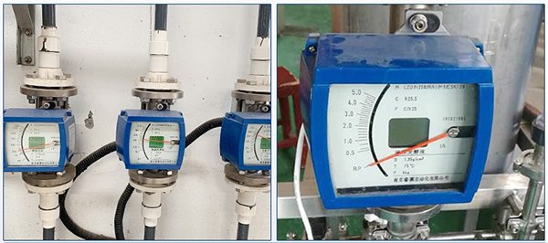 液體防腐流量計現場安裝使用圖