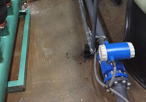 冷卻水流量計現場安裝使用圖