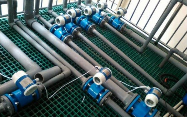 印染污水流量計現場安裝使用圖