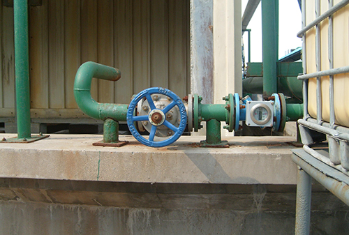 煤氣超聲波流量計現場安裝使用圖